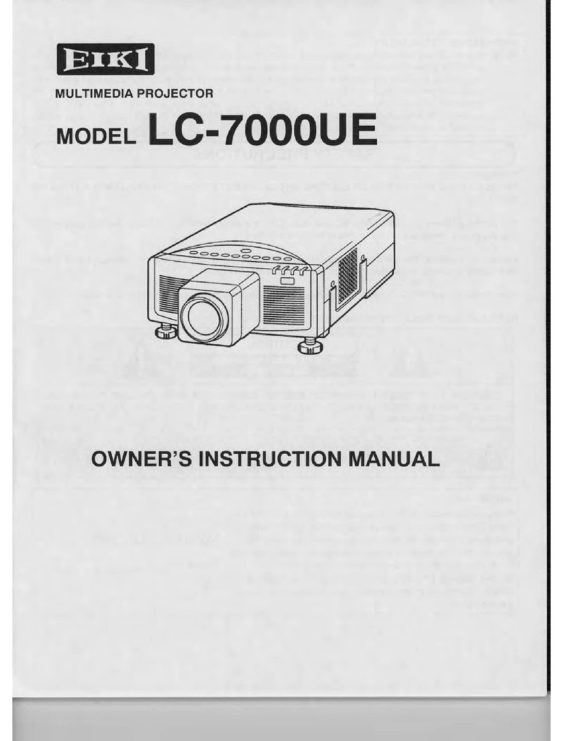 Eiki LC-7000UE Setup guide