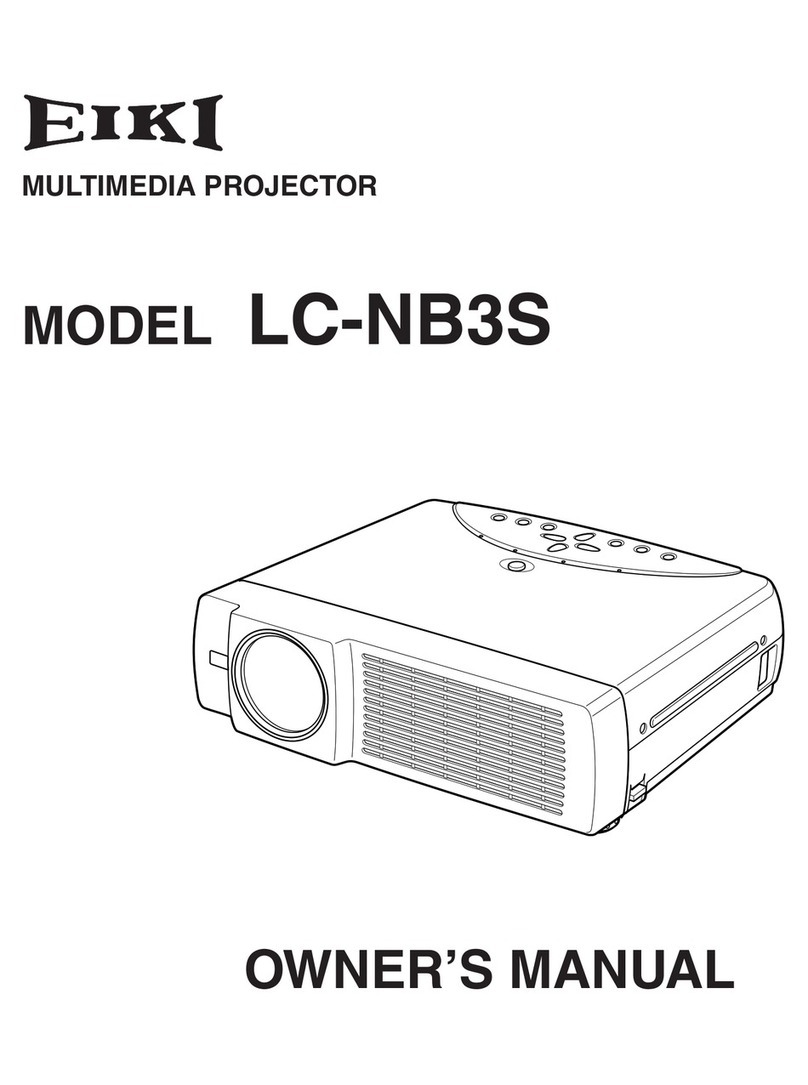 Eiki LC-NB3S User manual