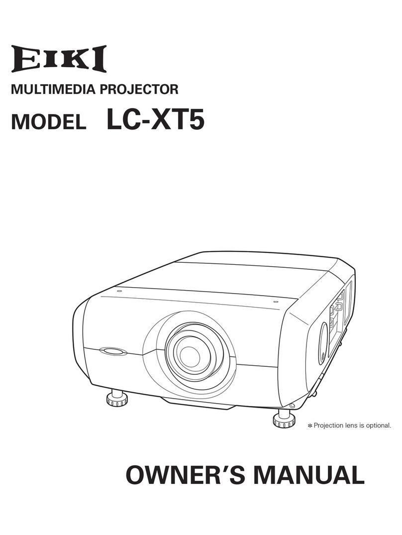 Eiki Multimedia Projector LC-XT5 User manual