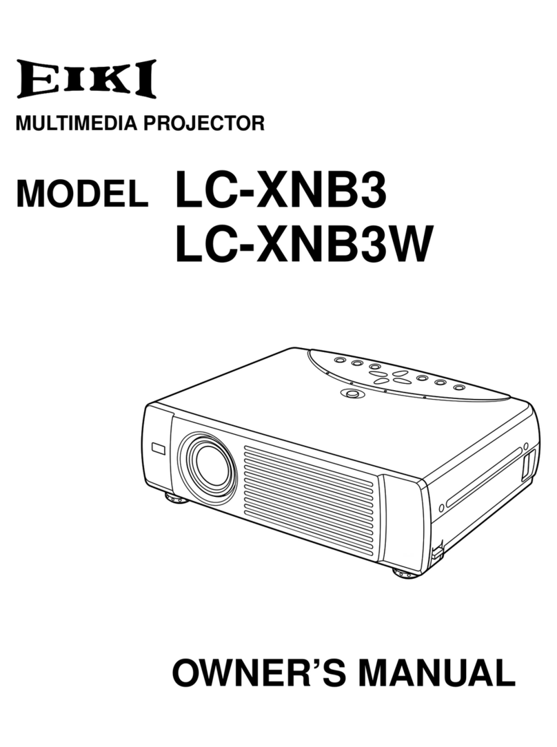 Eiki LC-XNB3 owner's manual