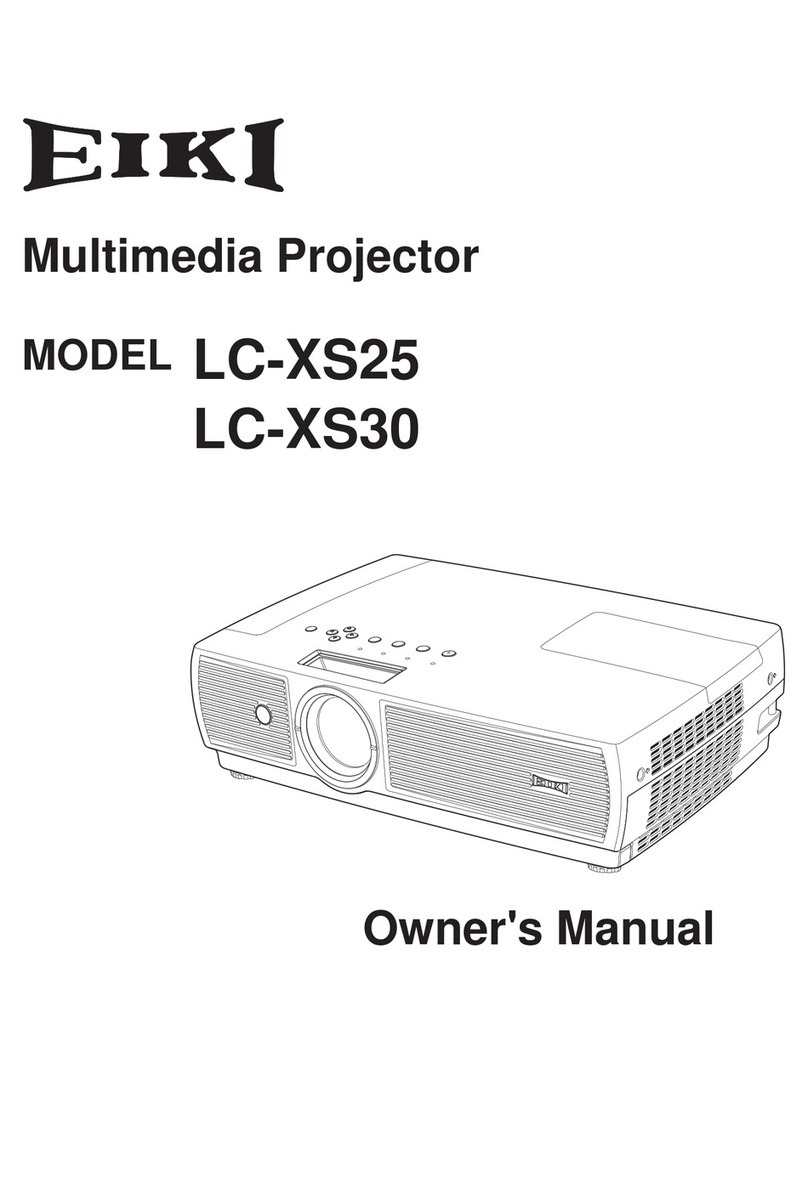 Eiki LC-XS25 User manual