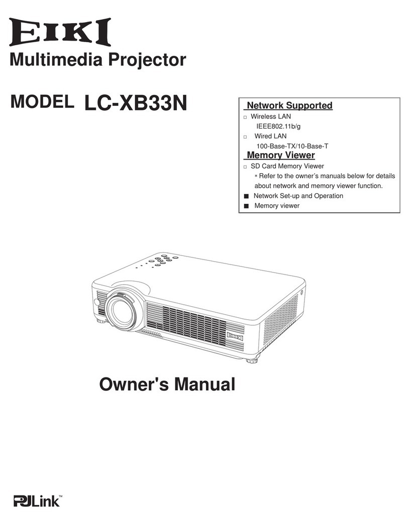 Eiki LC-XB33N User manual
