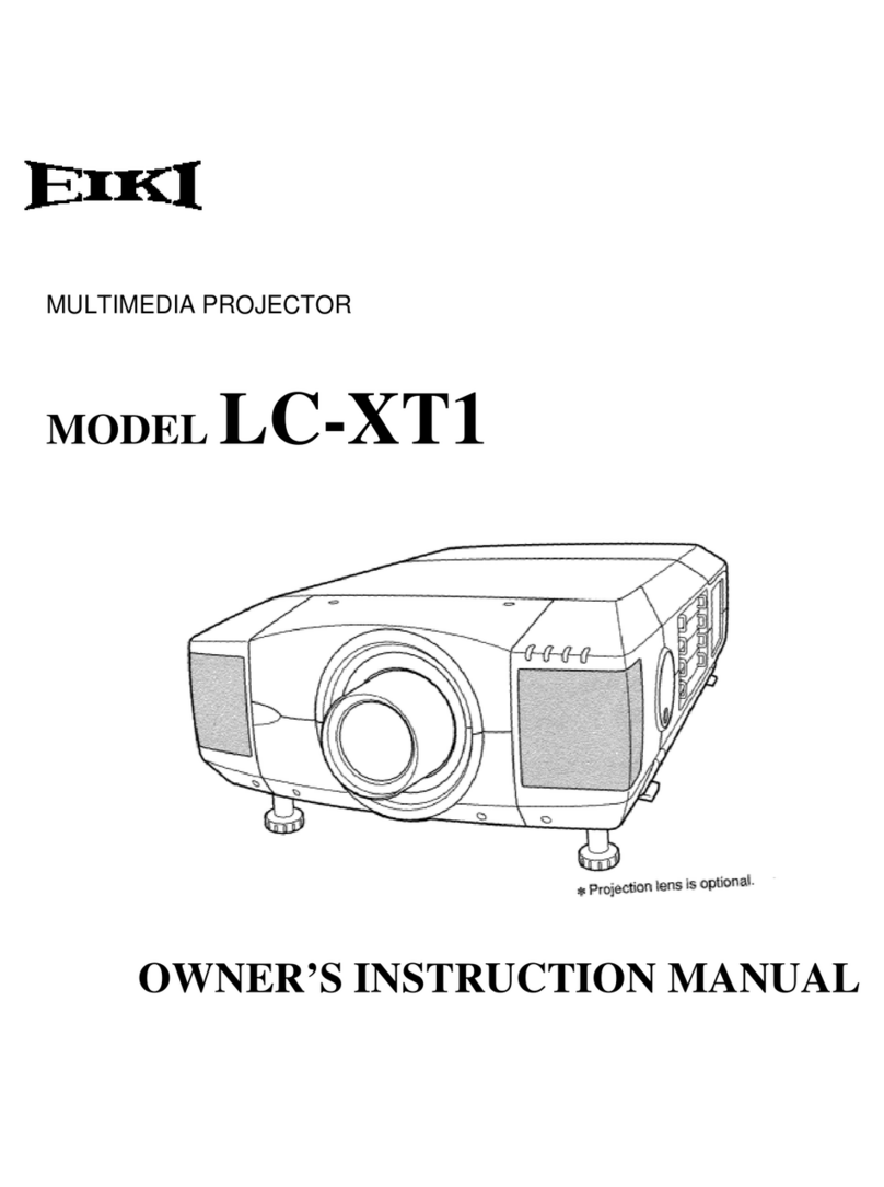 Eiki LC-XT1 Setup guide