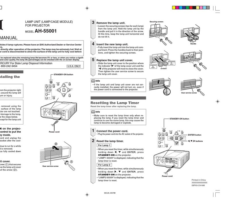 Eiki AH-55001 User manual