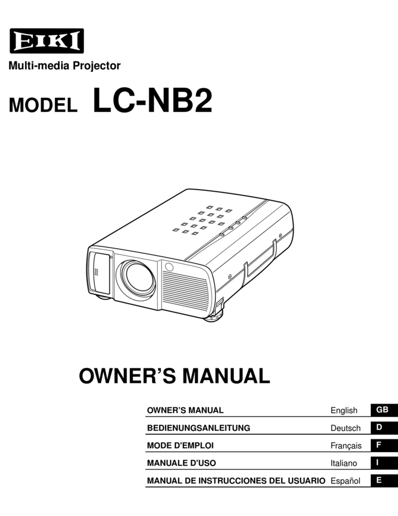 Eiki LC-NB2 User manual