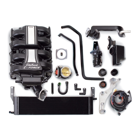 Edelbrock E-Force 1580 User manual