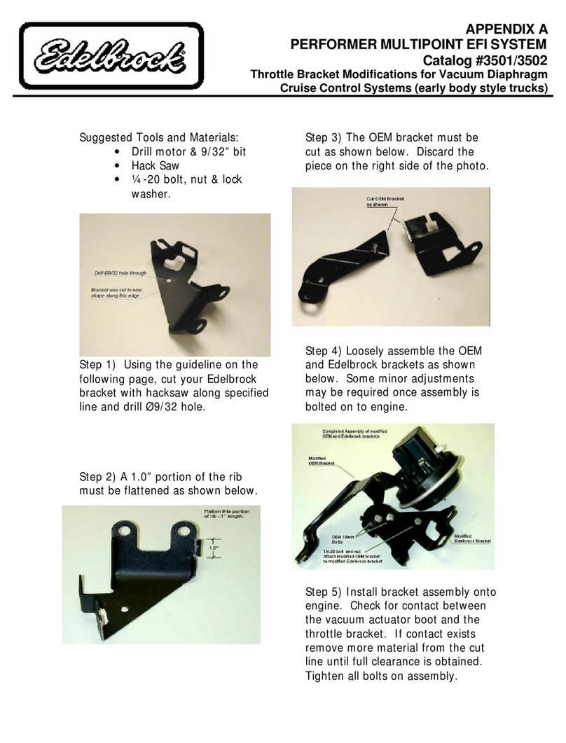 Edelbrock Performer Multipoint 3501 Appendix