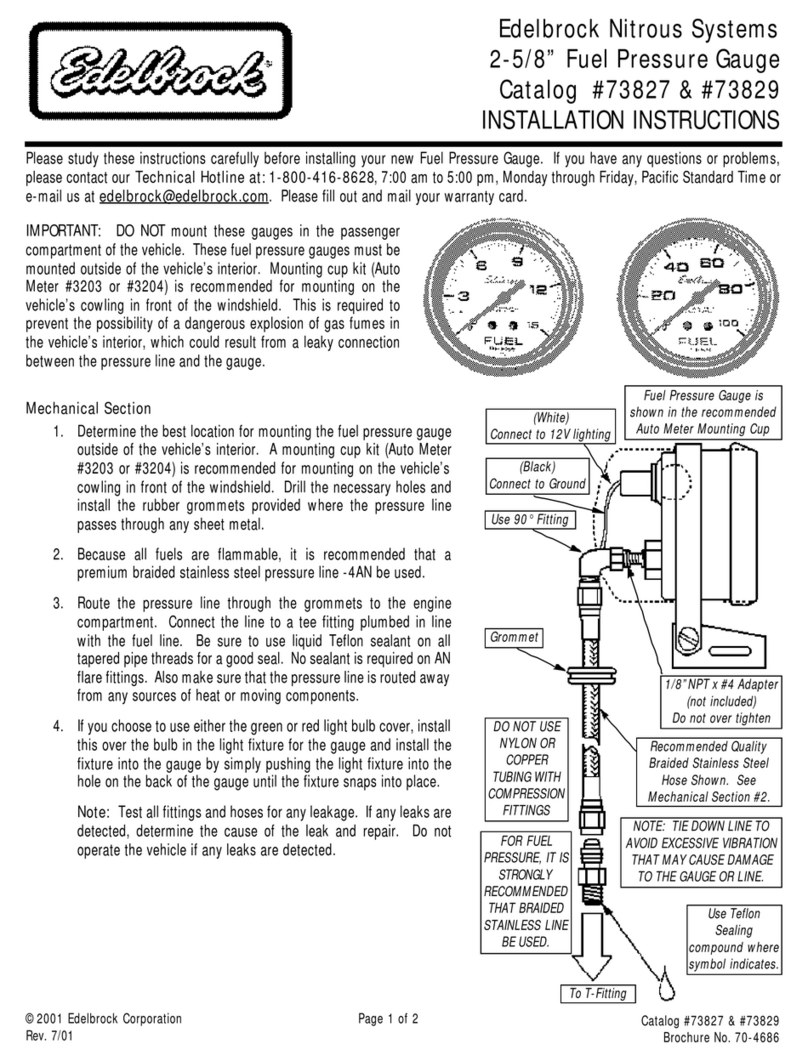 Edelbrock 73827 installation instructions