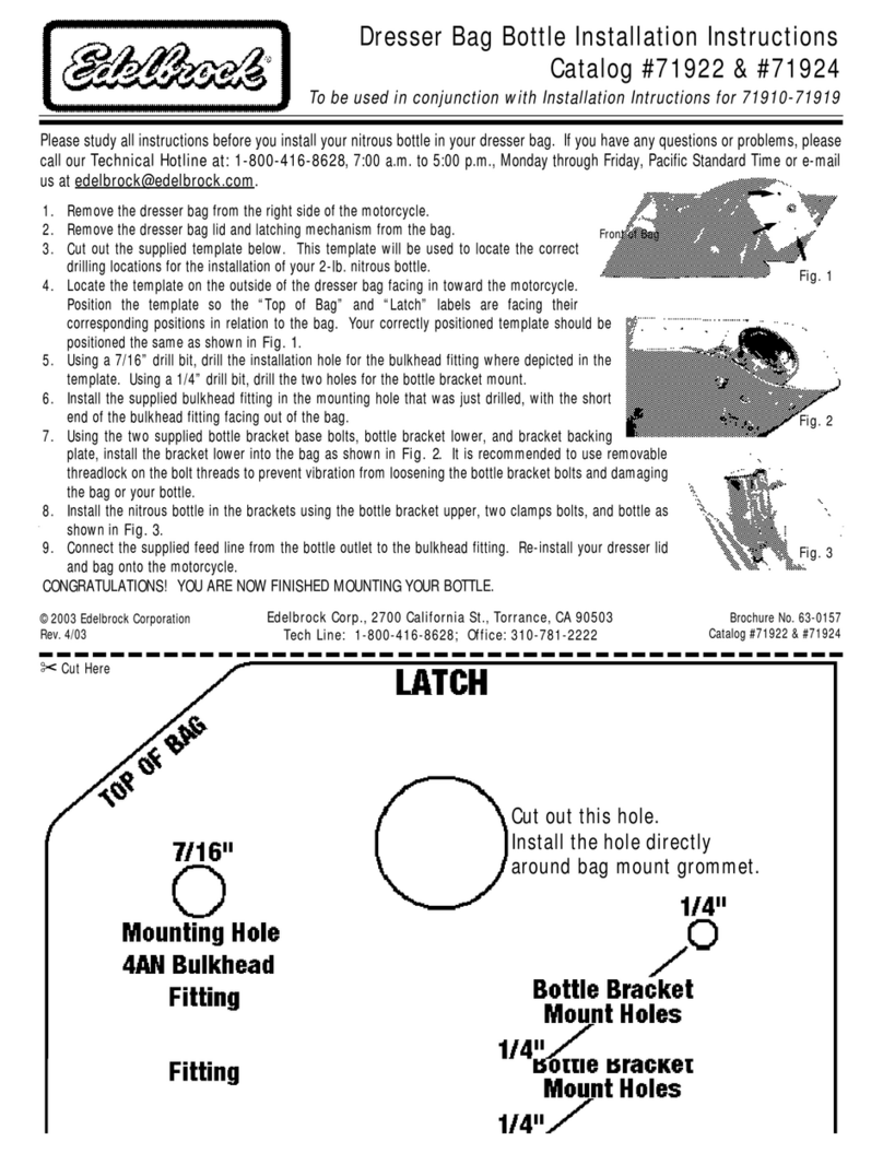 Edelbrock 71922 installation instructions