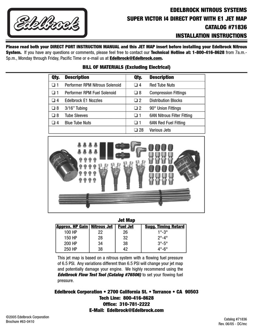 Edelbrock 71836 User manual
