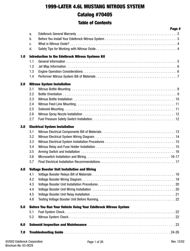 Edelbrock 70405 User manual