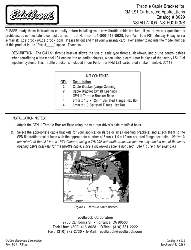 Edelbrock 8029 installation instructions