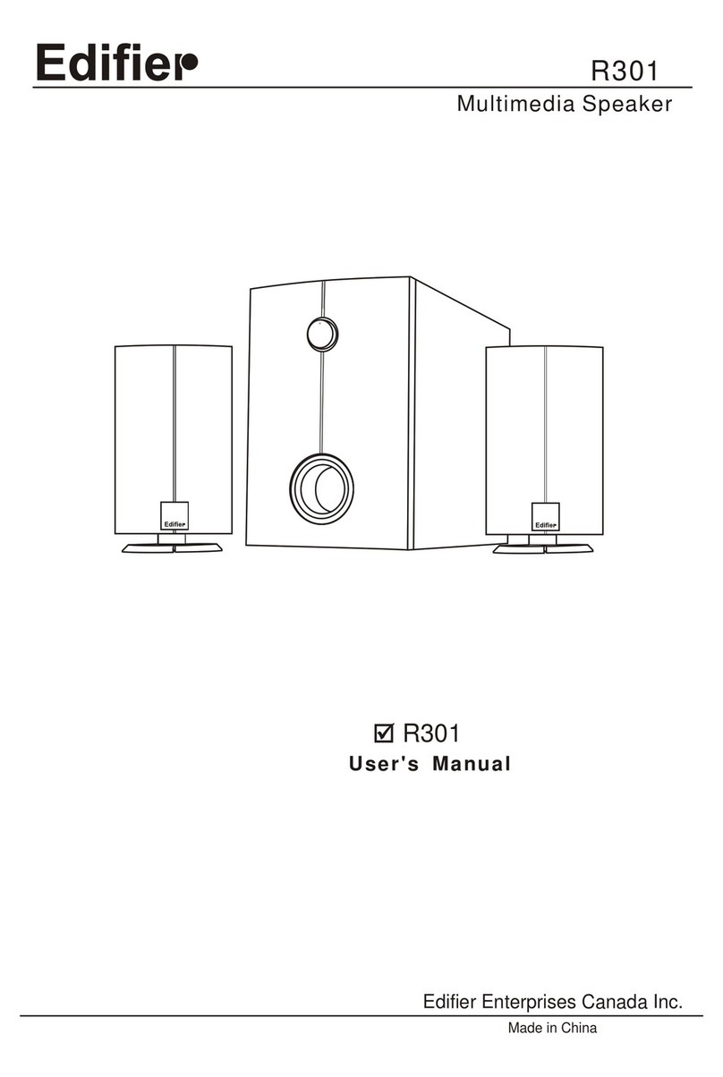 EDIFIER R301 user manual