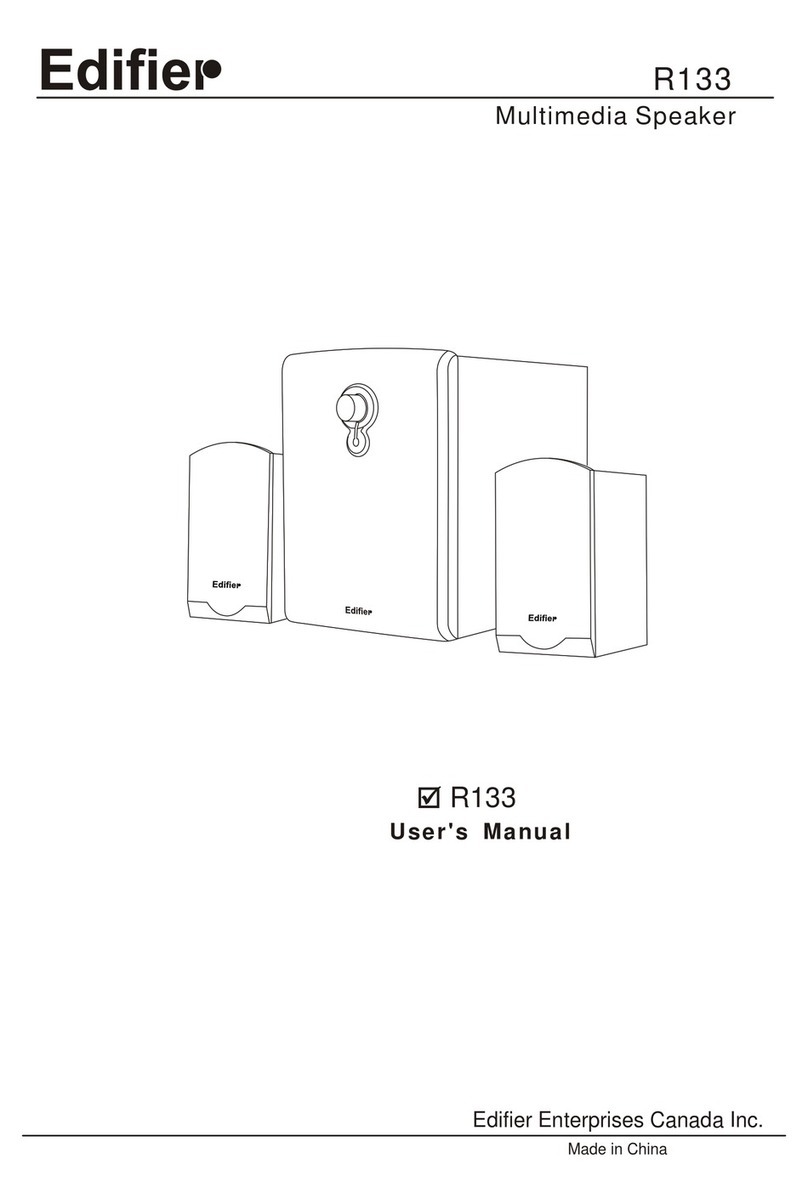 EDIFIER R133 user manual