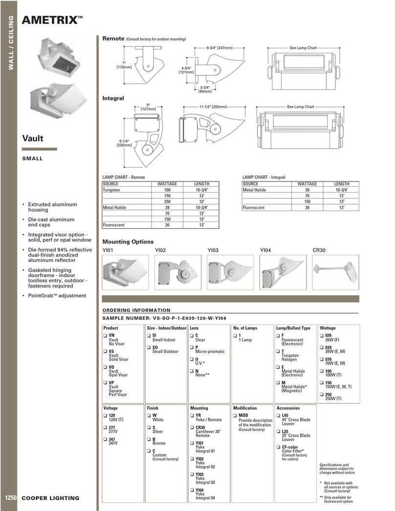 Ametrix Ametrix Vault Specification sheet Ametrix Ametrix Vault Specification sheet