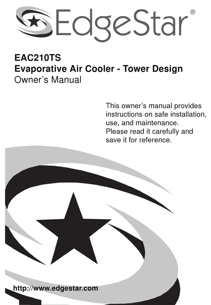 EdgeStar Evaporative Air Cooler - Tower Design... User manual