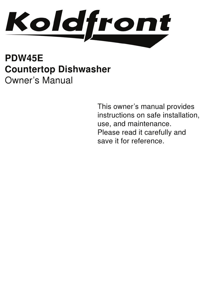Koldfront PDW45E owner's manual