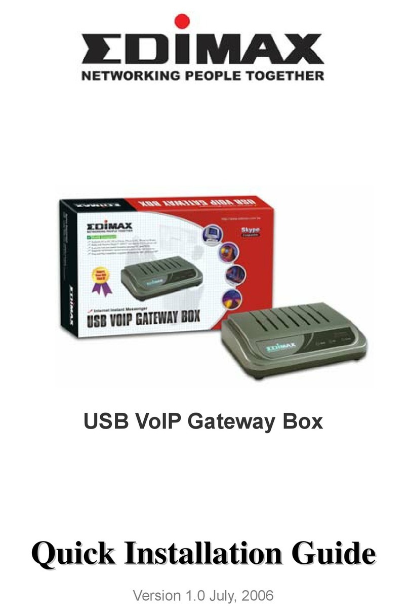 Edimax USB VoIP Gateway Box None User manual