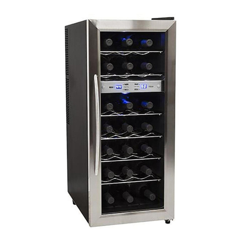 EdgeStar Wine Cooler TWR215ESS owner's manual