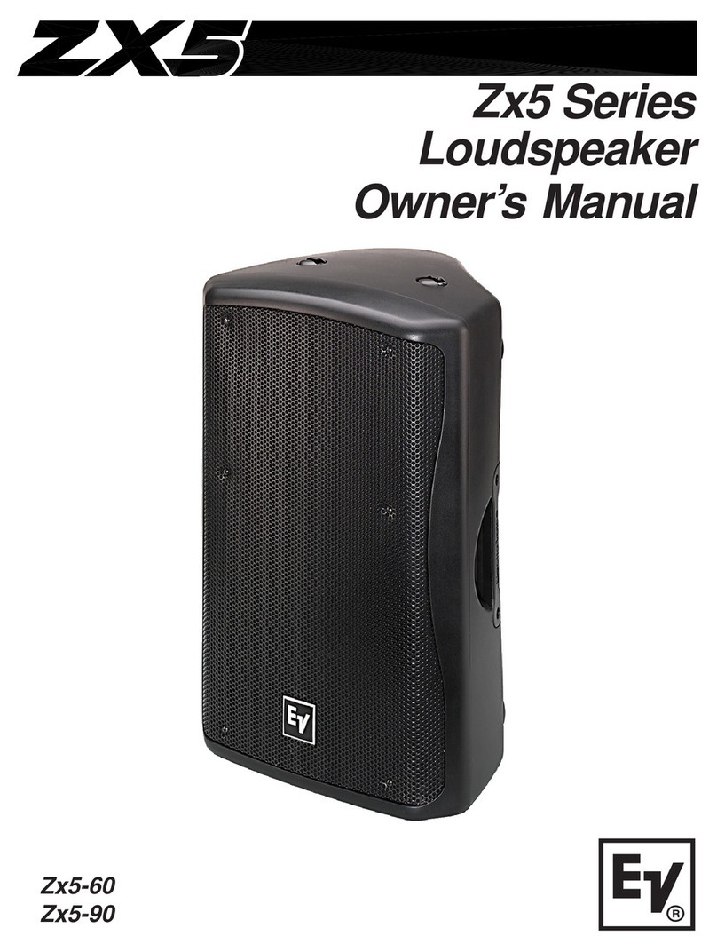 Electro-Voice EV ZX5-60 User manual