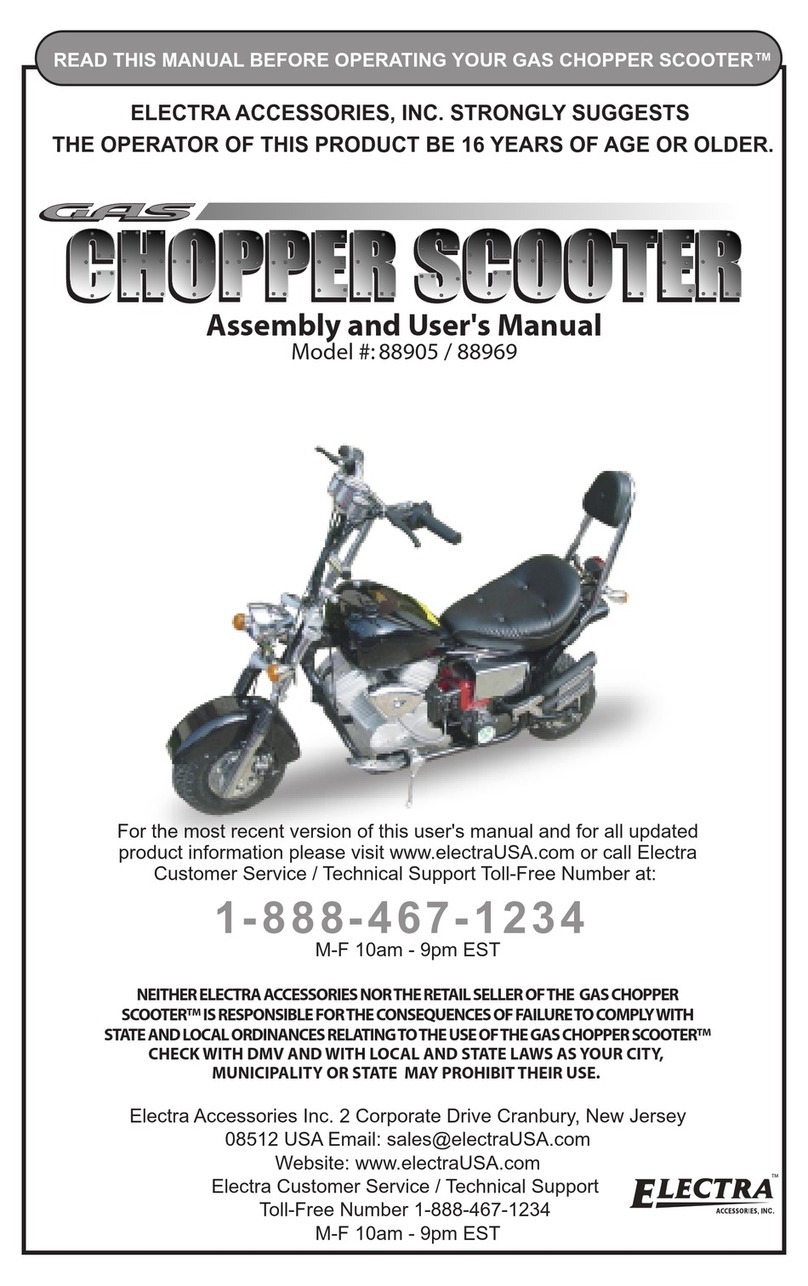 Electra Accessories 88905 Assembly and user's manual