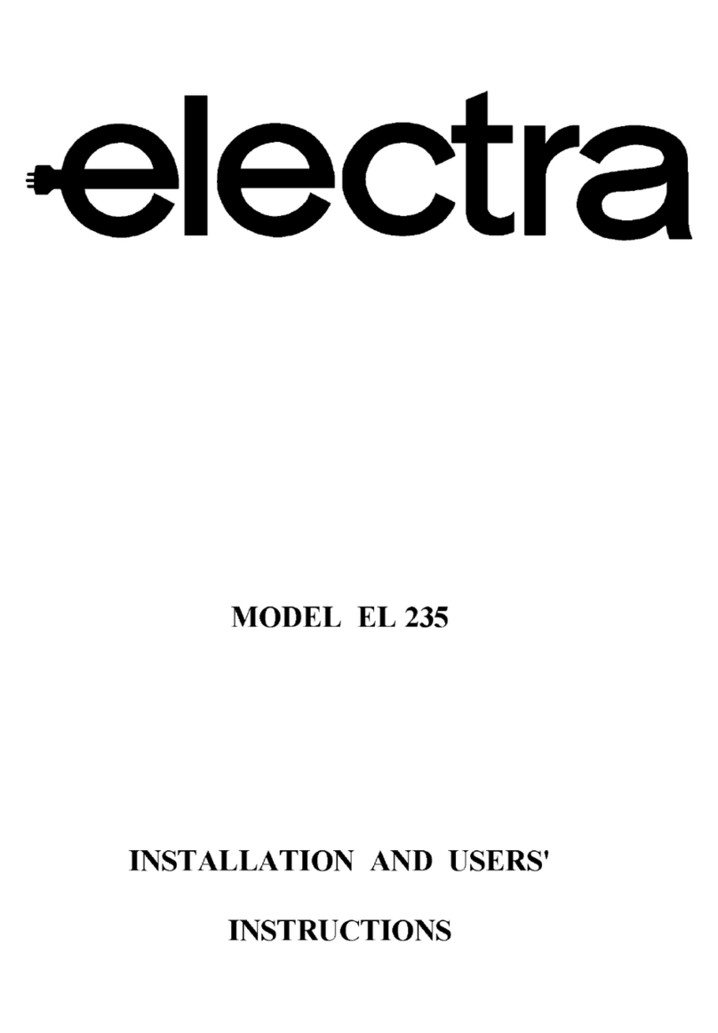 Electra Accessories U02004 EL 235 Installation and user instructions