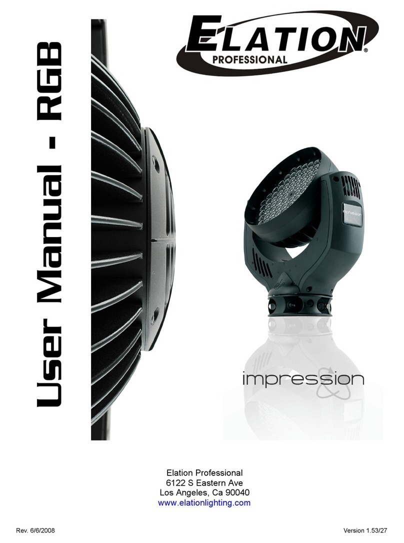Elation RGB Lamp User manual