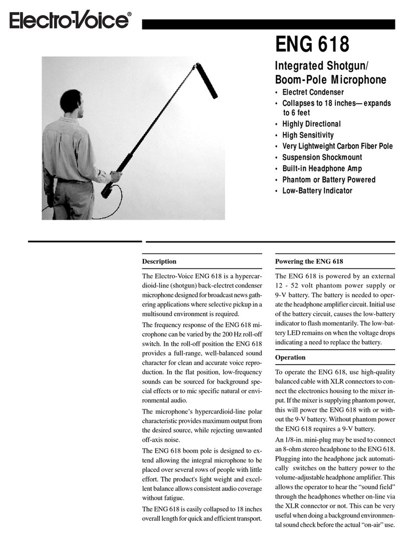 Electro-Voice ENG 618 user manual