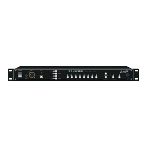 Elation Architectural Show System AR-32RM User instructions