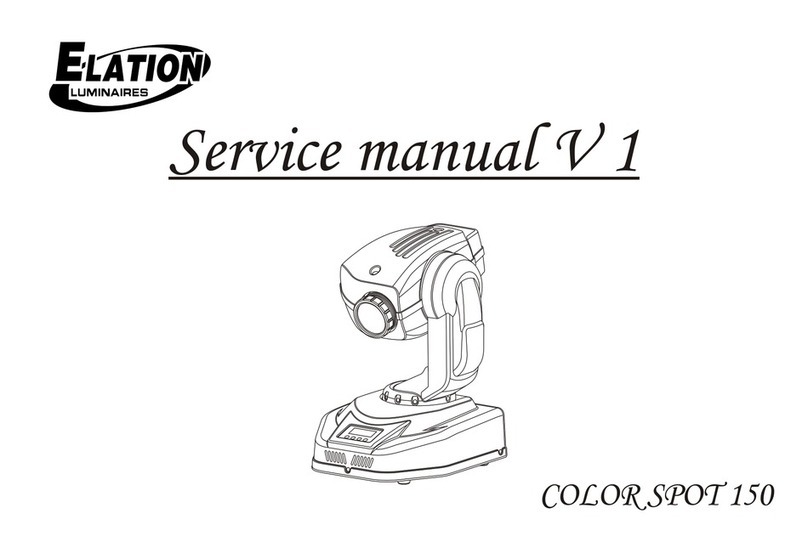 Elation COLOR SPOT 150 User manual