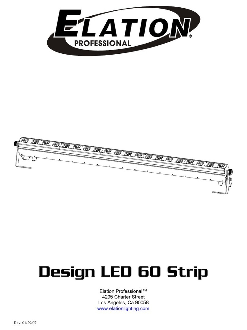 Elation Design LED 60 TriStrip user manual