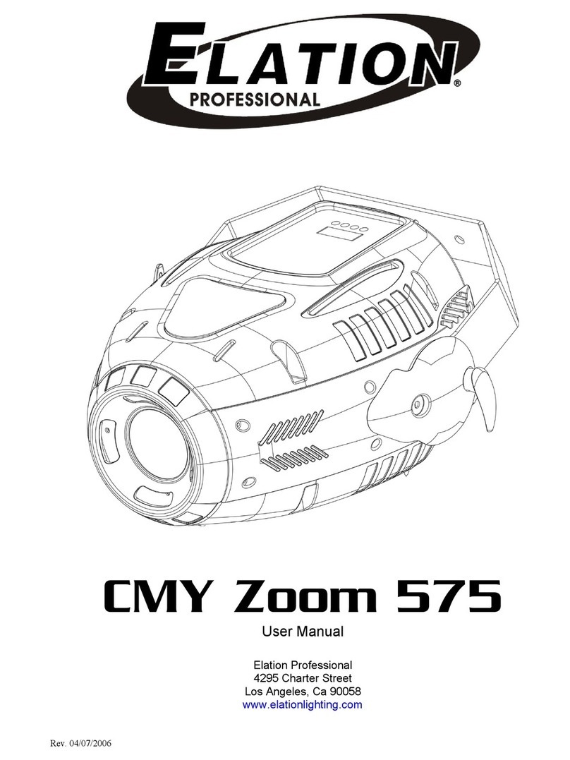 Elation CMY Zoom 575 user manual