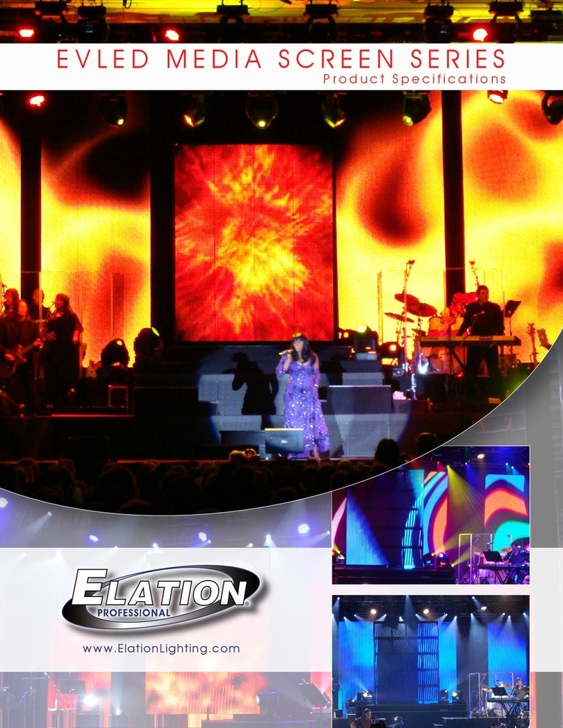 Elation EVLED256 Video Wall Installation instructions