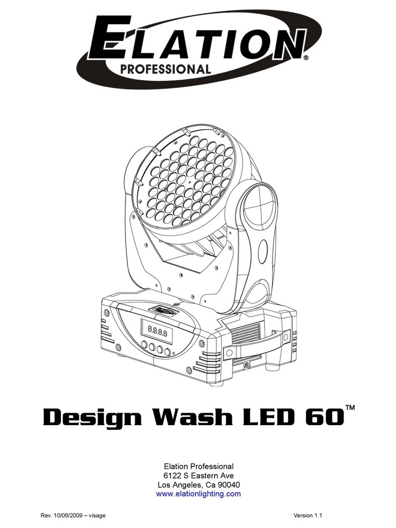 Elation 60TM User manual