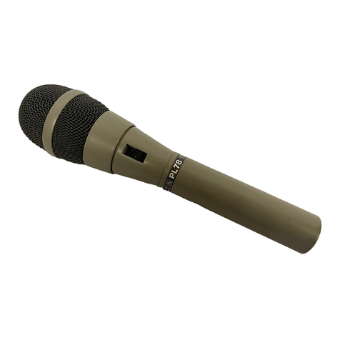 Electro-Voice PL78 Specifications Electro-Voice PL78 Specifications