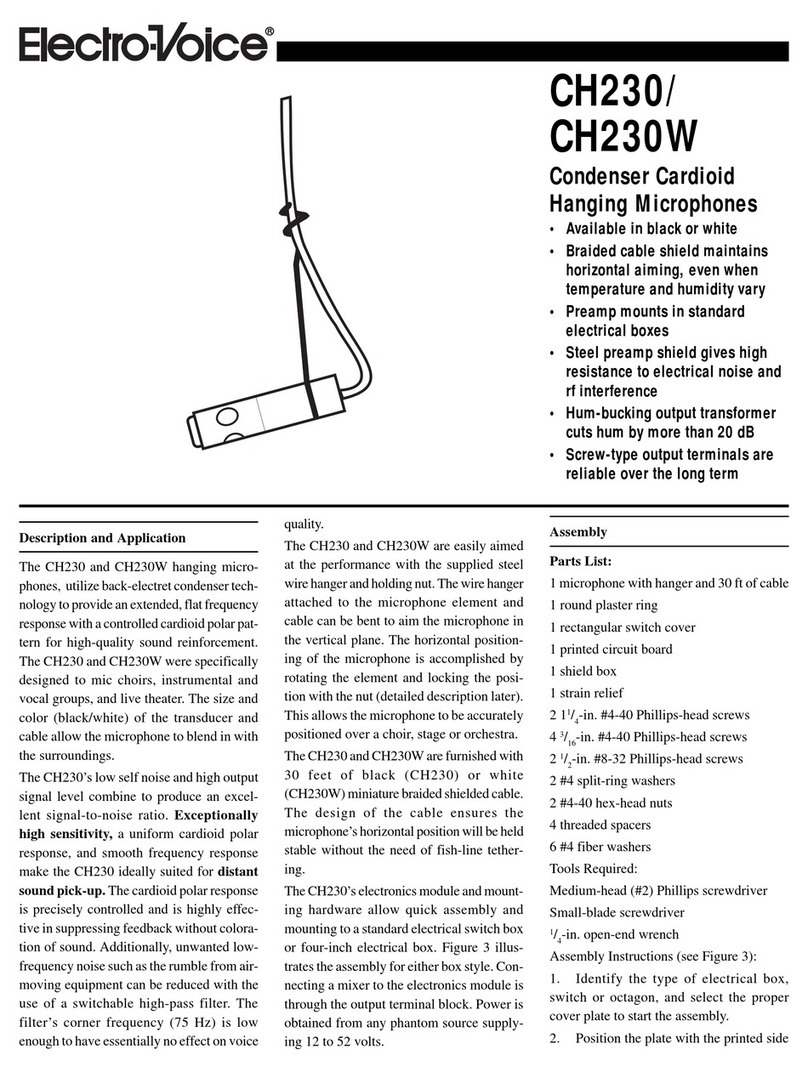 Electro-Voice CH230 user manual