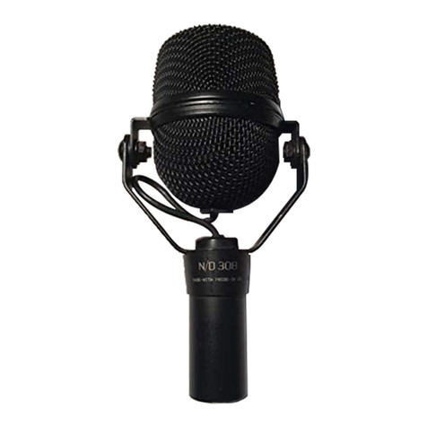 Electro-Voice N/D308 Specification sheet