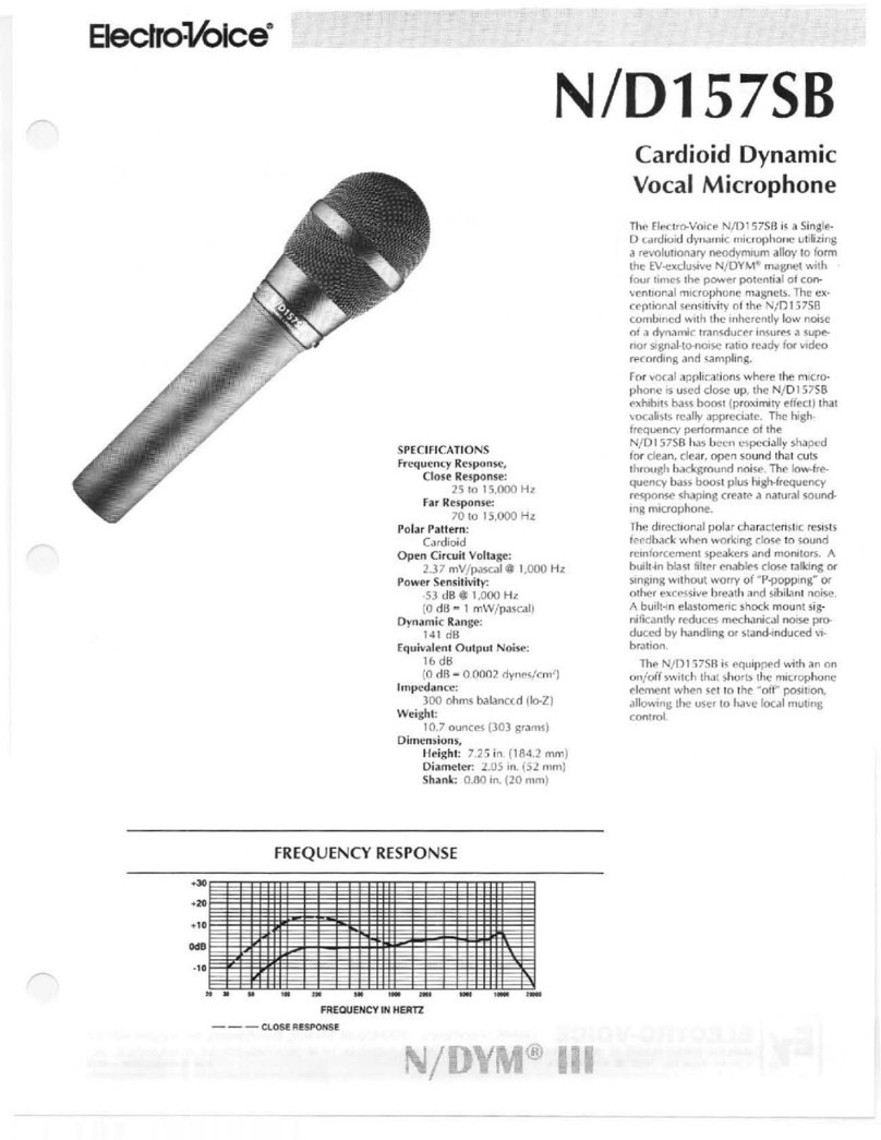 Electro-Voice N/D157B User manual