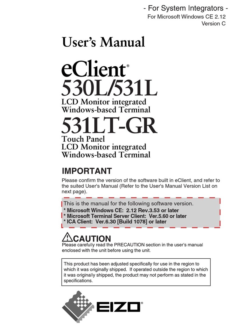 Eizo eClient 531L User manual
