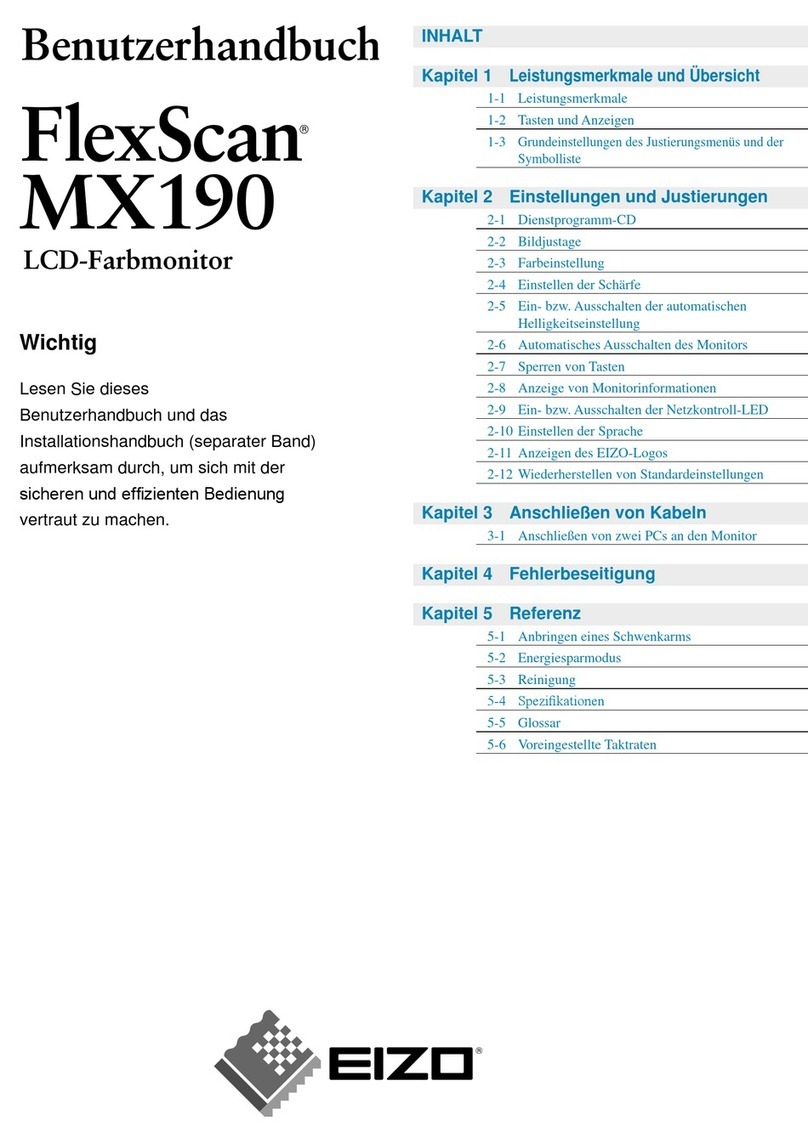 Eizo FLEXSCAN MX190 User manual