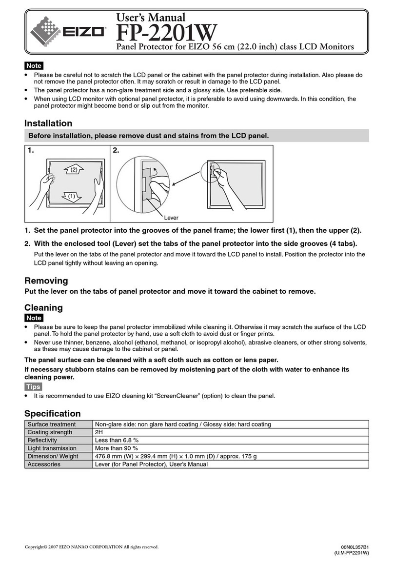 Eizo FP-2100W user manual