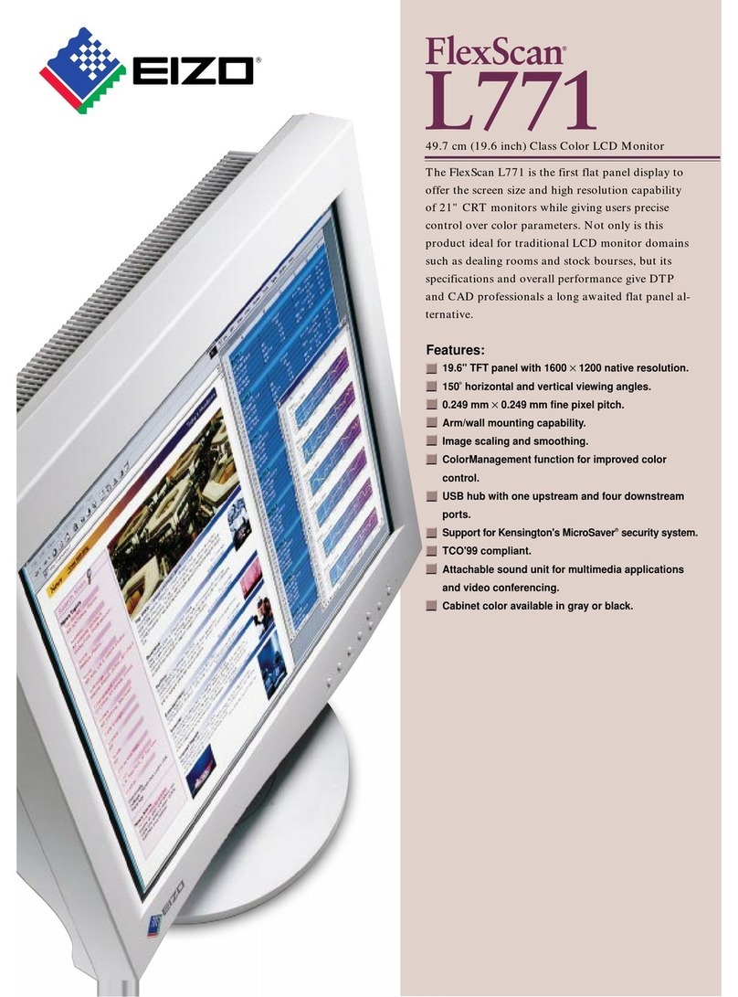 Eizo FLEXSCAN L771 - User manual