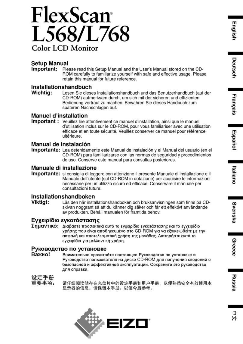 Eizo FlexScan L 768  L768 L768 User guide