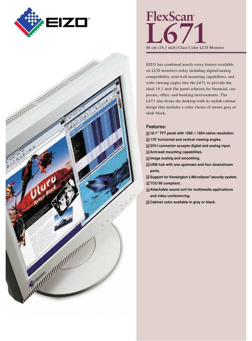 Eizo FLEXSCAN L671 - User manual