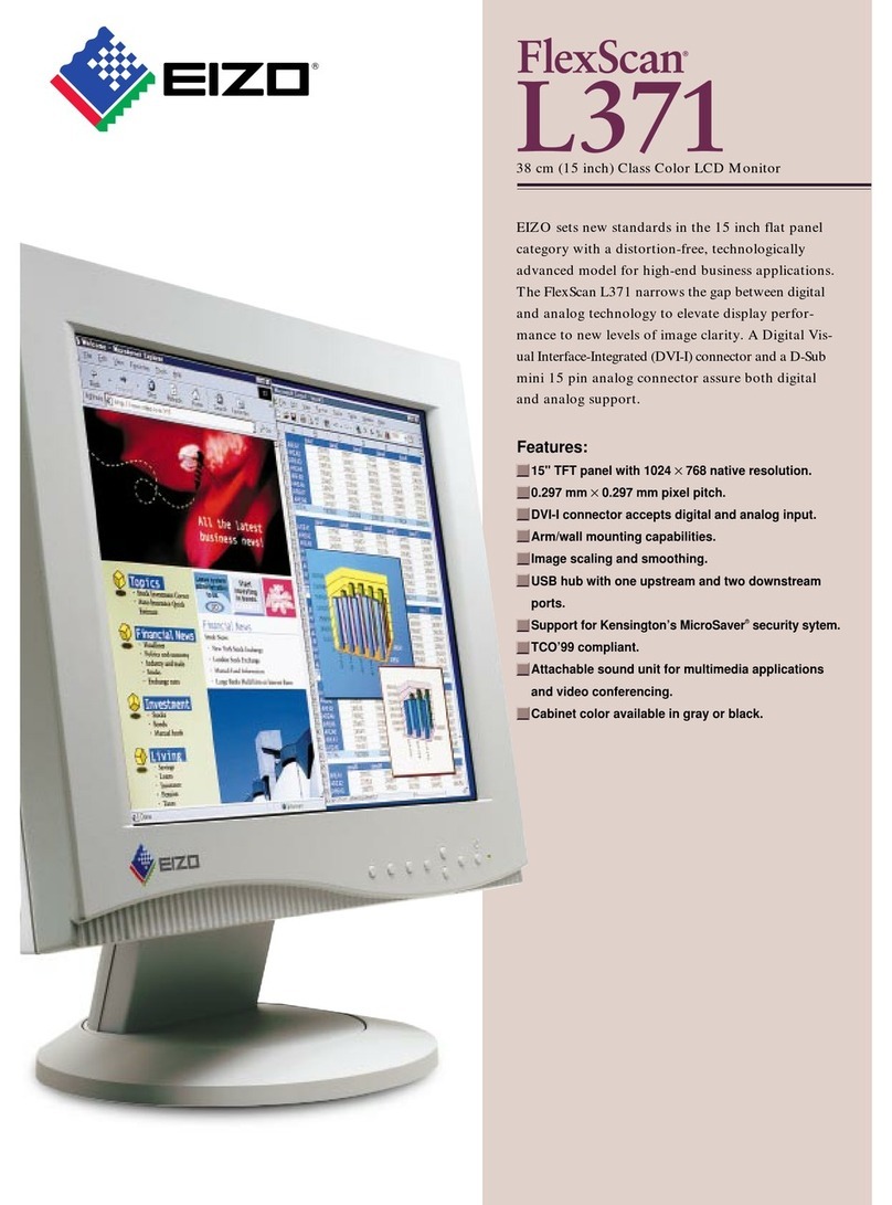 Eizo FlexScan L371 User manual