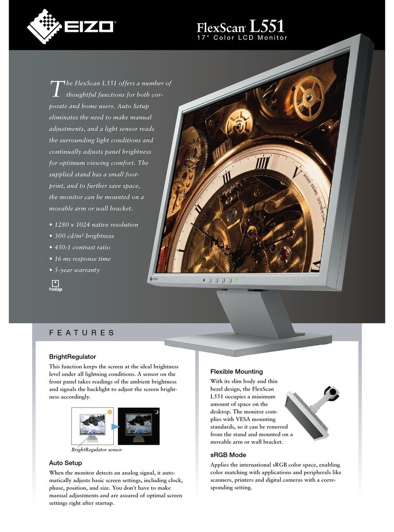 Eizo FLEXSCAN L551 - User manual Eizo FLEXSCAN L551 - User manual