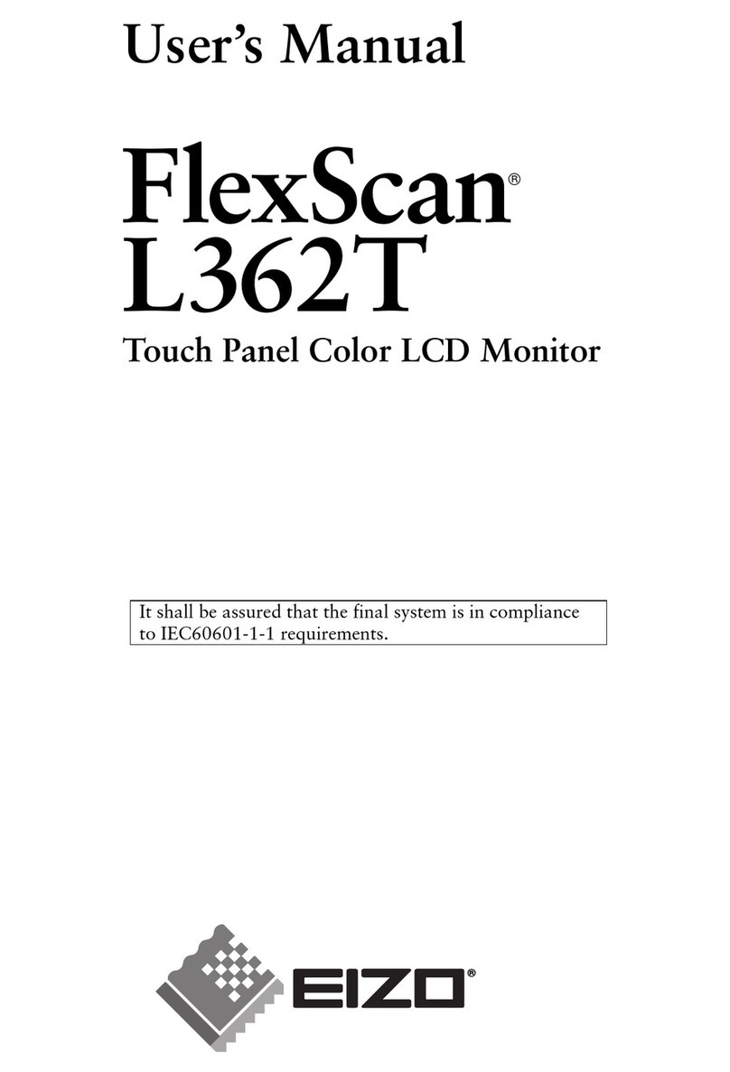 Eizo FlexScan L 362T  L362T L362T User manual