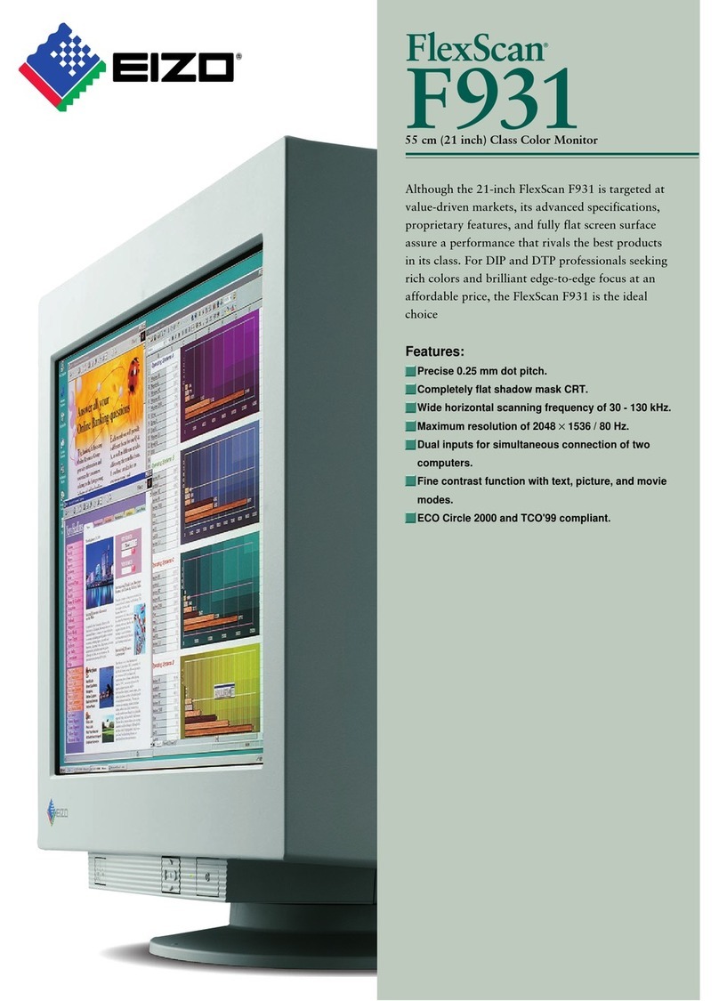 Eizo FLEXSCAN F931 - User manual