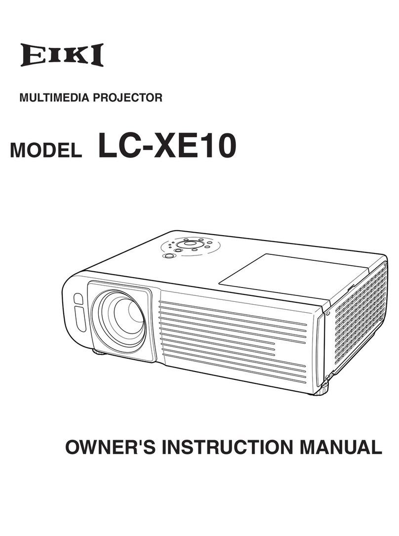 Eiki LC-XE10 Setup guide