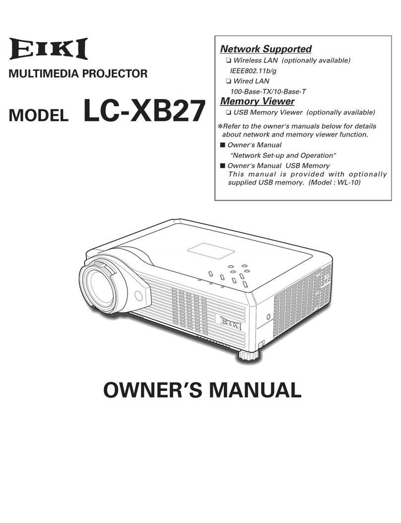 Eiki LC-XB27 User manual